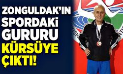 Zonguldak’ın spordaki gururu kürsüye çıktı