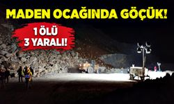 Maden ocağında göçük: 1 ölü 3 yaralı!