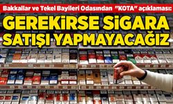 Kadir Habiboğlu: "Gerekirse sigara satışı yapmayacağız"