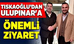 Nejdet Tıskaoğlu, Özcan Ulupınar'ı ziyaret etti