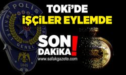 Zonguldak TOKİ’de işçilerden eylem