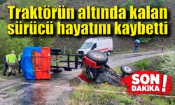 Traktör devrildi; Altında kalan sürücü hayatını kaybetti