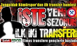 Zonguldak Kömürspor’dan iki genç transfer... Sözleşme imzalanacak