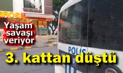Zonguldak'ta bir kişi 3. kattan aşağı düştü
