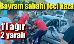 Zonguldak’ta trafik kazası: 1’i ağır, 2 yaralı