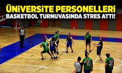 Kastamonu Üniversitesi personelleri streslerini basketbol sahasında attı!