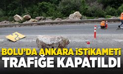Bolu’da Ankara istikameti trafiğe kapatıldı!