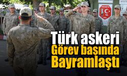 Türk askeri Yunan hududunda bayramlaştı