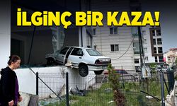Ankara'da ilginç bir kaza!