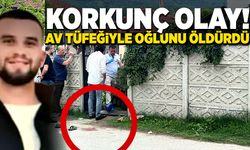 Düzce'de av tüfeğiyle oğlunu vurup öldürdü!