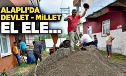 Alaplı’da Devlet-millet el ele…