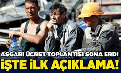 Asgari ücret toplantısı sona erdi!  İşte ilk açıklama!