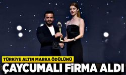 Türkiye Altın Marka Ödülünü Çaycumalı firma aldı