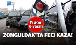Zonguldak'ta feci kaza! 6 yaralı