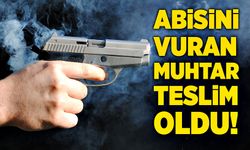 Abisini vuran muhtar teslim oldu!