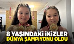 8 yaşındaki ikizler dünya şampiyonu oldu!
