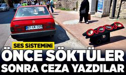 Önce söktüler, sonra ceza yazdılar!