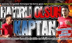 Zonguldak Kömürspor’un kaptanı Aykut Emre, Zonguldak’a geldi ve imzayı attı