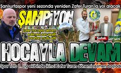1. Ligin yeni takımı Şanlıurfaspor, Zonguldaklı teknik direktör Zafer Turan’ı bırakmadı