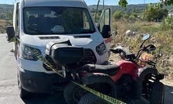 Minibüs ile çarpışan ATV’nin sürücüsü hayatını kaybetti