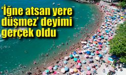 Zonguldaklılar Kapuz Plajına akın etti; 3 bin kişi doyasıya eğlendi