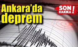 Ankara'da deprem! Yerin 7.42 km derinliğinde meydana geldi