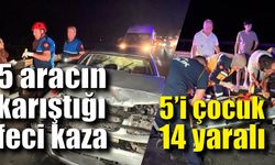 Son Dakika: Zincirleme kazada 14 kişi yaralandı