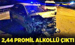 2,44 promil alkollü çıktı