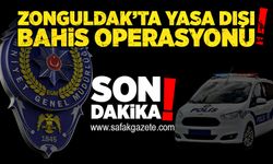 Zonguldak’ta yasa dışı bahis operasyonu