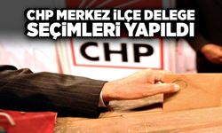 CHP Merkez İlçe Delege seçimleri yapıldı