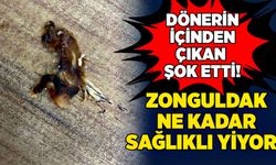 Dönerin içinden çıkan şok etti! Zonguldak ne kadar sağlıklı yiyor?