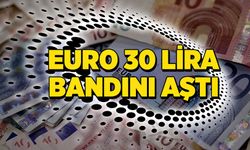 Euro 30 lira bandını aştı