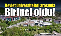 Türkiye’deki devlet üniversiteleri arasında birinci oldu!