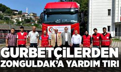 Gurbetçilerden Zonguldak'a yardım tırı