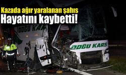Tır ile yolcu otobüsü kazasında 1 kişi hayatını kaybetti!
