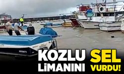 Kozlu Limanını sel vurdu!