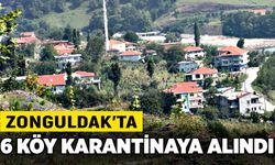 Zonguldak’ta 6 köy karantinaya alındı