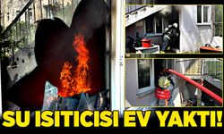 Su ısıtıcısı ev yaktı!