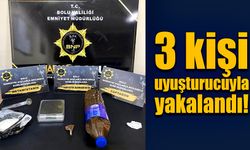 Otomobildeki 3 kişinin üzerinde uyuşturucu madde ele geçirildi!