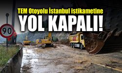 Tem Otoyolu İstanbul istikametine yol trafiğe kapalı