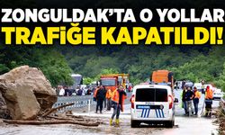 Zonguldak’ta o yollar trafiğe kapatıldı!