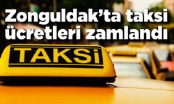 Zonguldak'ta taksi ücretleri zamlandı; Yeni tarife pazartesi uygulanacak