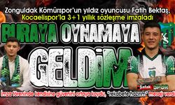 Fatih Bektaş Kocaelispor'la 3+1 yıllık sözleşme imzaladı... Kazandırıp gitti