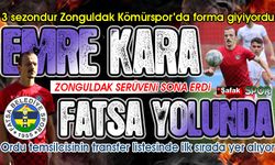 3. Lig ekibi Fatsa Belediyespor, Zonguldak Kömürsporlu Emre Kara transferinde ısrarcı