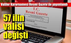 Valiler Kararnamesi Resmi Gazete’de yayımlandı