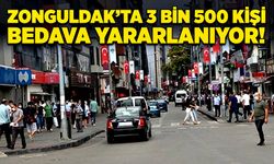 Zonguldak’ta 3 bin 500 kişi bedava yararlanıyor!