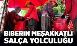 Biberin meşakkatli salça yolculuğu