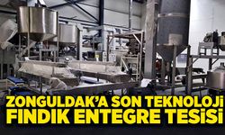 Zonguldak’a son teknoloji fındık entegre tesisi