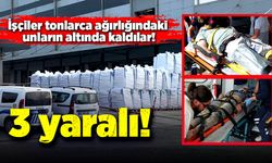 Ulusoy Un Fabrikası'nda un çuvalları işçilerin üzerine düştü: 3 yaralı
