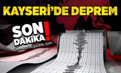 Kayseri'de deprem!